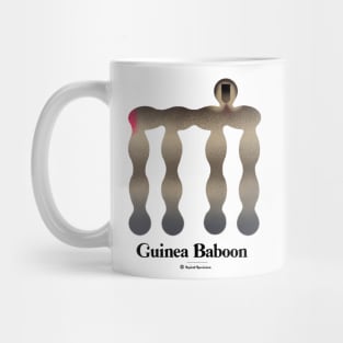 Bold monkey print "Guinea baboon" Mug